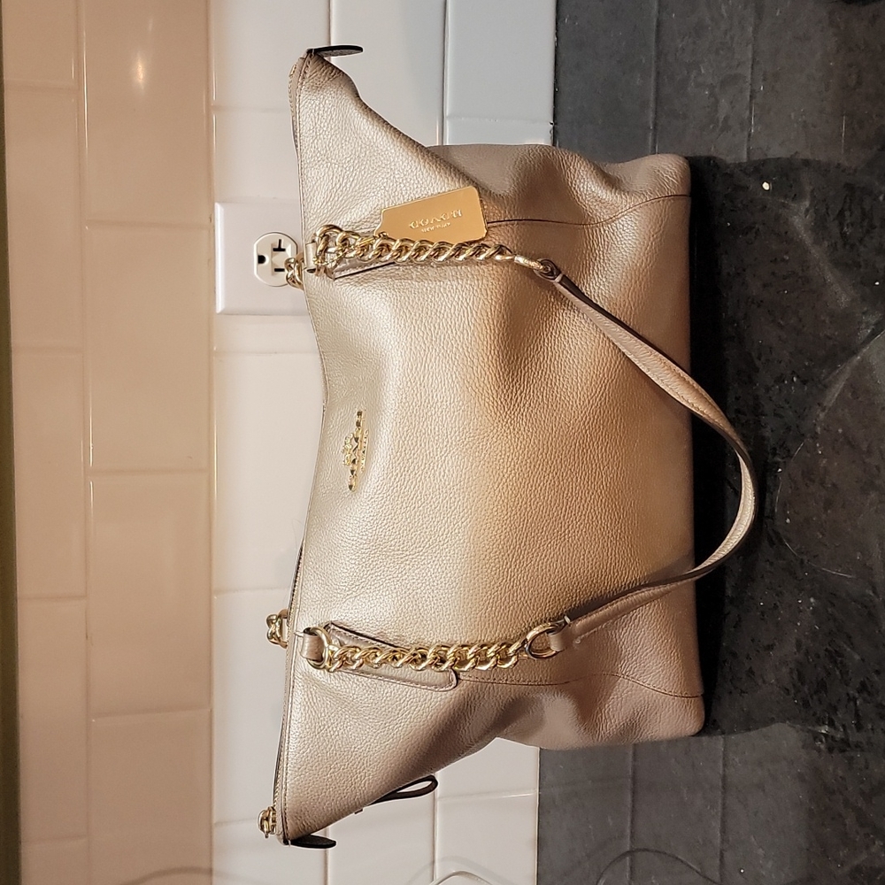 Coach leather bag